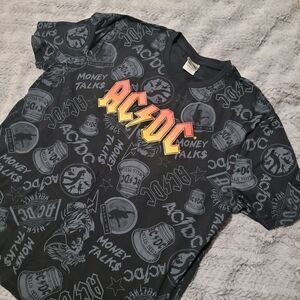 AC/DC Money Talks Tee - Black and Yellow